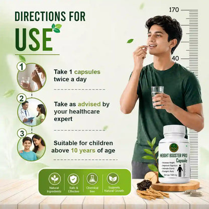 Height Booster Pro Capsule for Men & Women