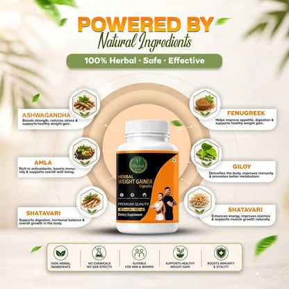 Herbal Weight Gainer Capsule for Men & Women