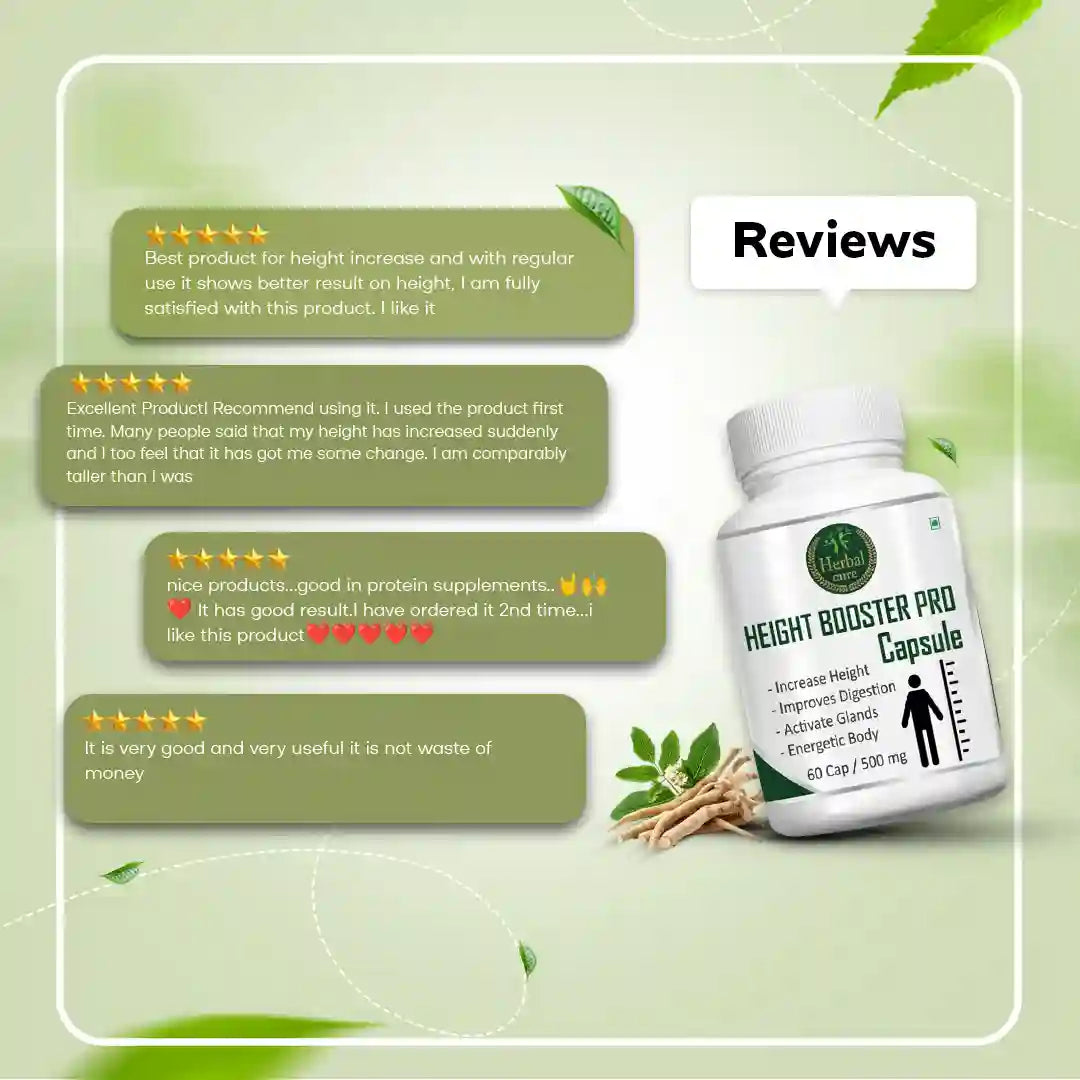 Height Booster Pro Capsule for Men & Women
